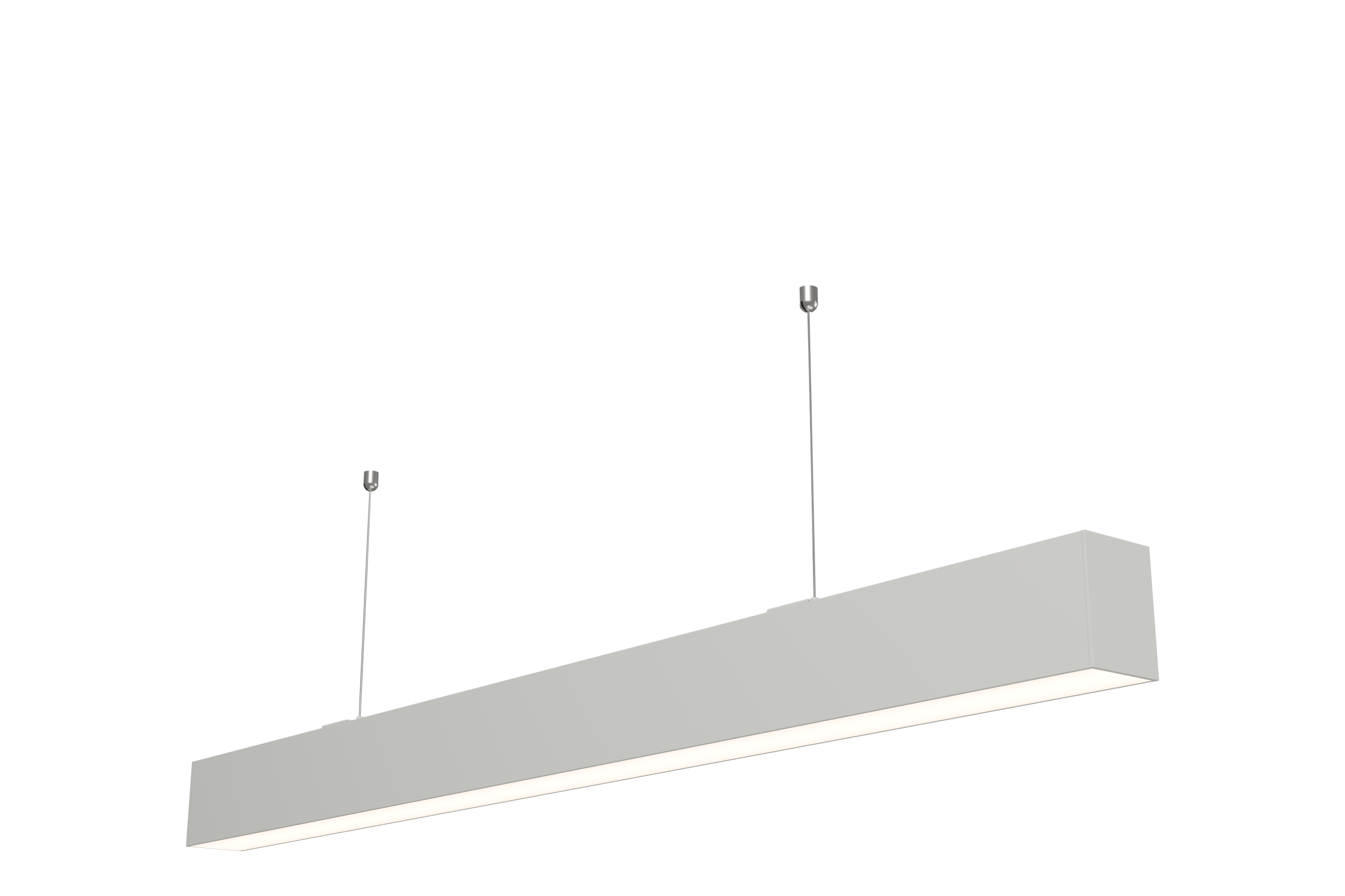 Suspension Spaceline pour plafond non démontable direct et indirect dissocié